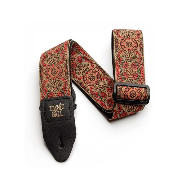 Ernie Ball Classic Jacquard Guitar Strap/Bass Strap - Crimson Paisley