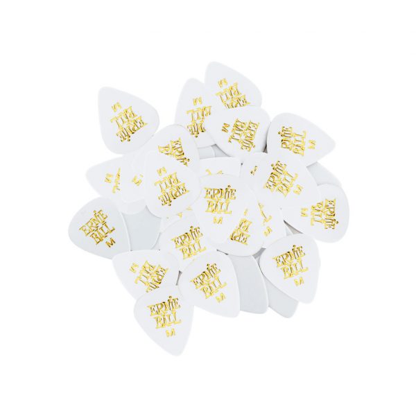 Ernie Ball Cellulose Guitar Picks - Medium White - 144 Pack