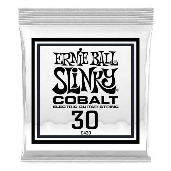 Ernie Ball .030 Cobalt Wound Electric Guitar Strings 6 Pack