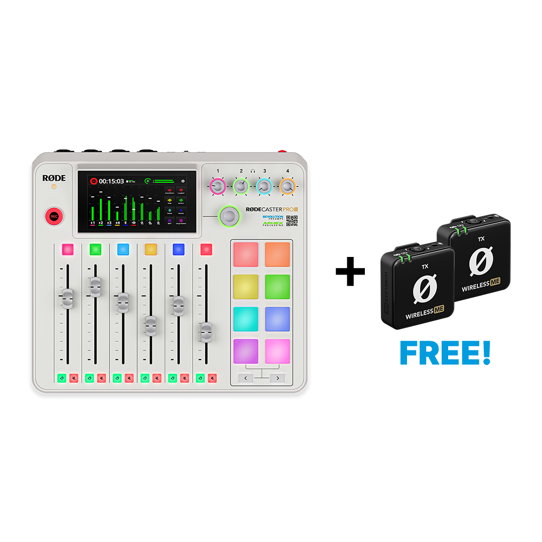 RØDE Rodecaster Pro II Integrated Audio Production Studio - White - Image 4