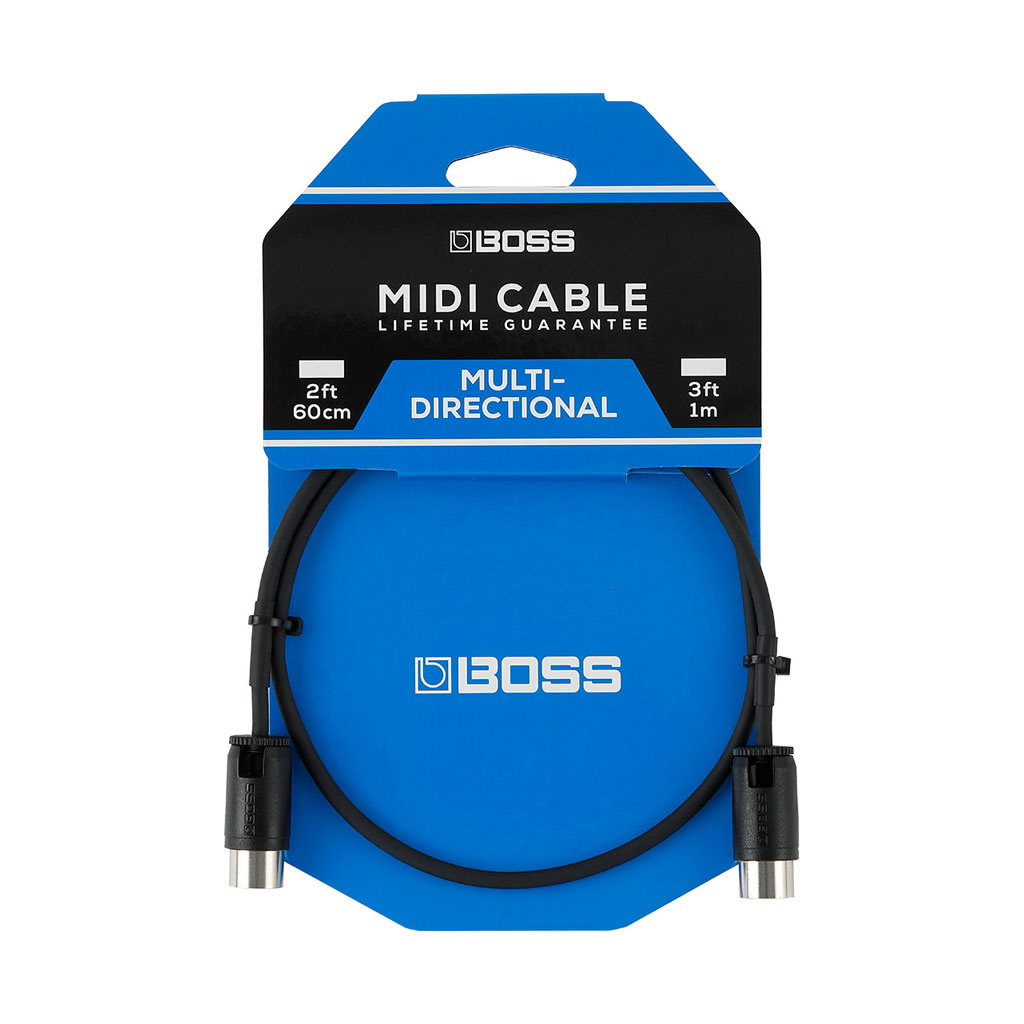 Boss BMIDI-PB1 - 30cm MIDI Cable with Adjustable Cable Angle