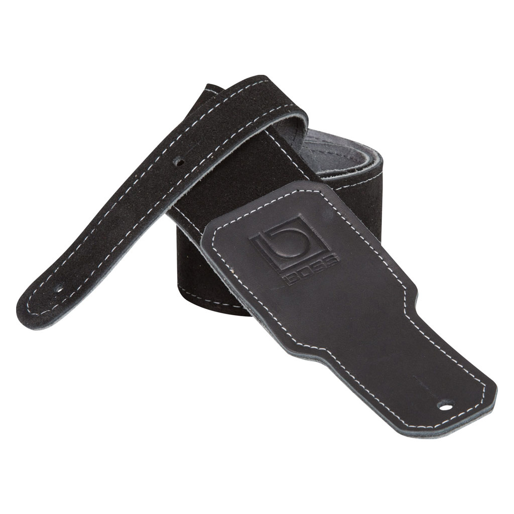 Boss BSS-25 - 2.5" Premium Suede Guitar Strap - Black