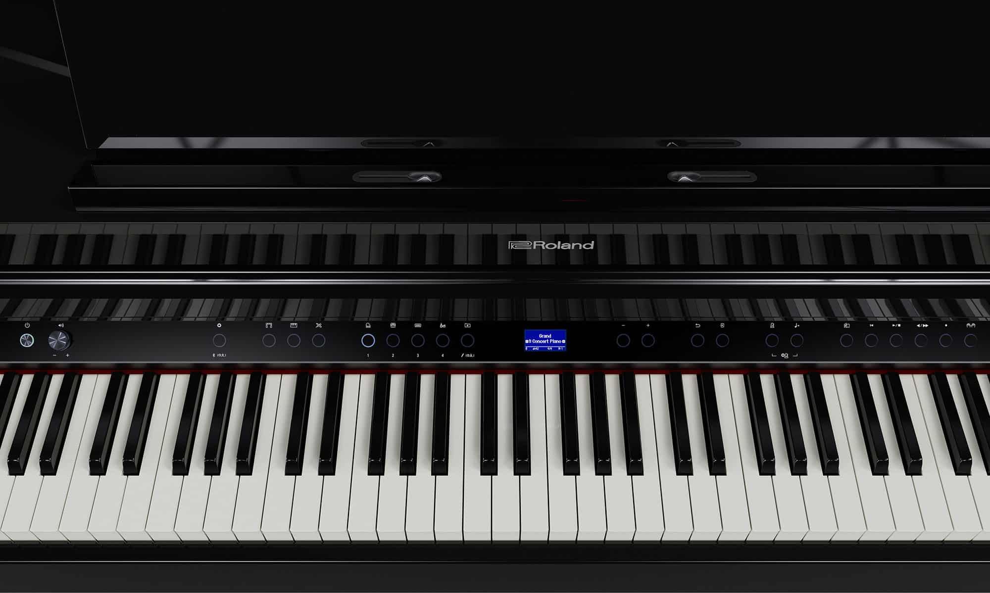 Roland GP-6 Digital Grand Piano - Polished Ebony - Image 4