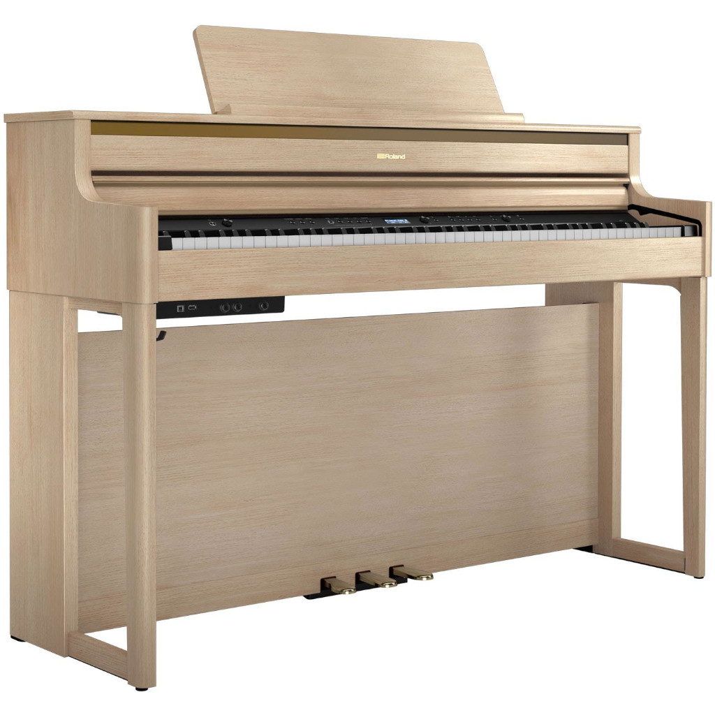 Roland HP704 Digital Piano - Light Oak