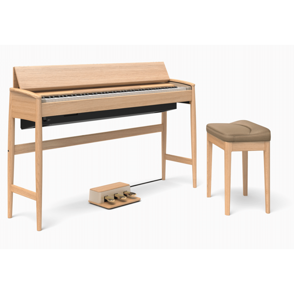 Roland x Karimoku KF-10 Kiyola Home Digital Piano - Light Oak - Made in Japan Series