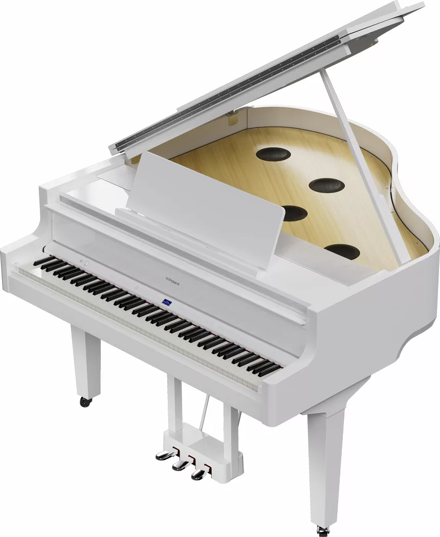 Roland GP-9 Digital Piano - Polished White - Image 4