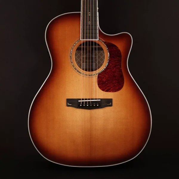 Cort GOLD-A8 Gold Series Acoustic-Electric Guitar - Light Burst - Image 9