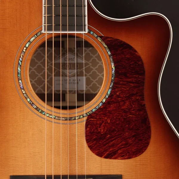 Cort GOLD-A8 Gold Series Acoustic-Electric Guitar - Light Burst - Image 10