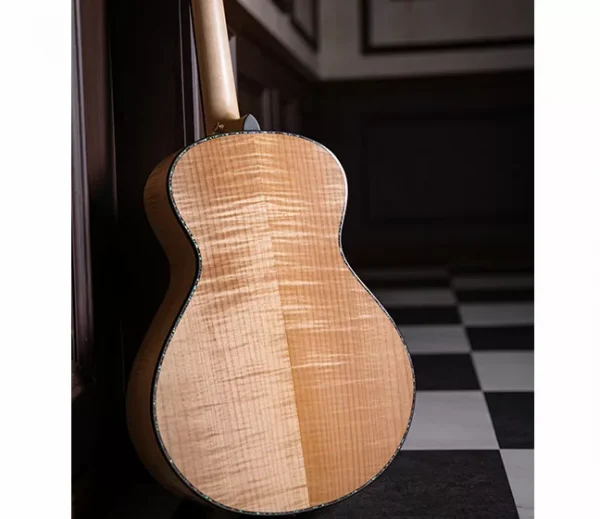 Cort GOLD-Passion Gold Series Acoustic Electric Guitar - Solid Engelman Top with Bevel Cutaway - Image 8