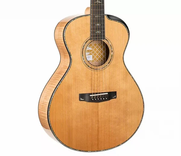 Cort GOLD-Passion Gold Series Acoustic Electric Guitar - Solid Engelman Top with Bevel Cutaway