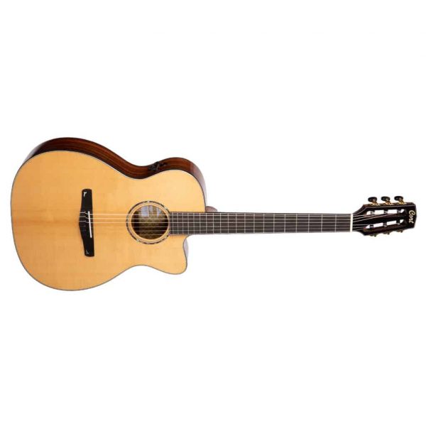 Cort GOLD-OC8 Nylon String Acoustic Electric Guitar - Natural Finish - Image 2