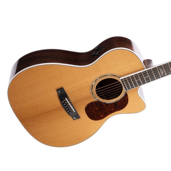 Cort GOLD-OC8 Nylon String Acoustic Electric Guitar - Natural Finish - Image 3