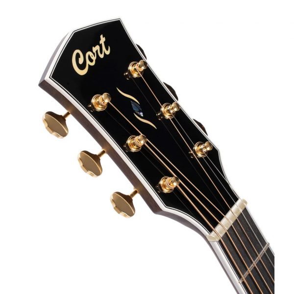 Cort GOLD-OC8 Nylon String Acoustic Electric Guitar - Natural Finish - Image 4