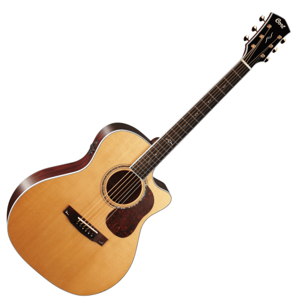 Cort GOLD-A8 Gold Series Acoustic-Electric Guitar - Gloss Natural - Image 2