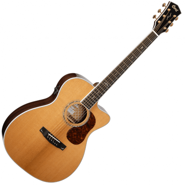 Cort GOLD-OC-8 Gold Series Acoustic-Electric Guitar - Gloss Natural - Image 2