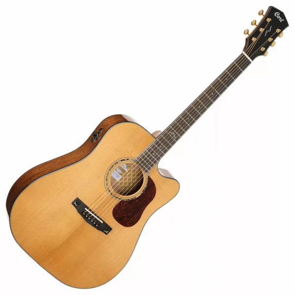 Cort GOLD-DC6 Gold Series Acoustic-Electric Guitar - Natural Glossy - Image 10