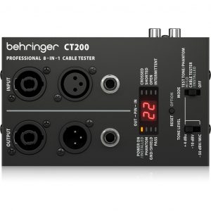 Behringer CT200 Microprocessor-Controlled 8-in-1 Cable Tester