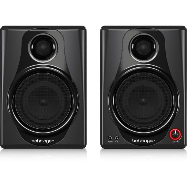 Behringer MEDIA 40USB High-Resolution,150-Watt Bi-Amped Digital Monitor Speakers