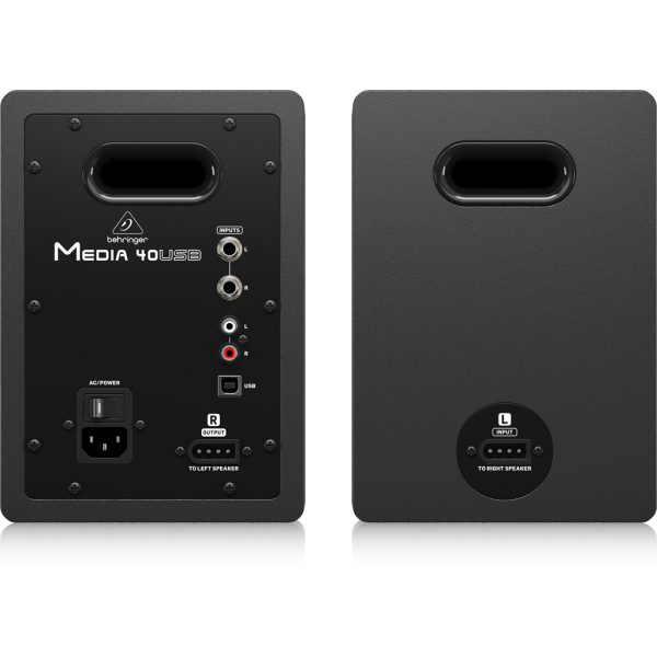 Behringer MEDIA 40USB High-Resolution,150-Watt Bi-Amped Digital Monitor Speakers - Image 4
