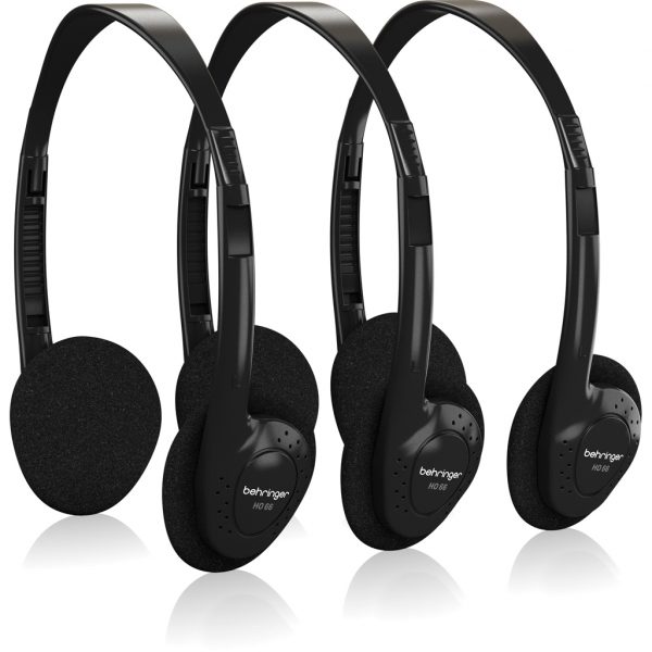 Behringer HO 66 Stereo Headphones 3-Multipack - Image 3