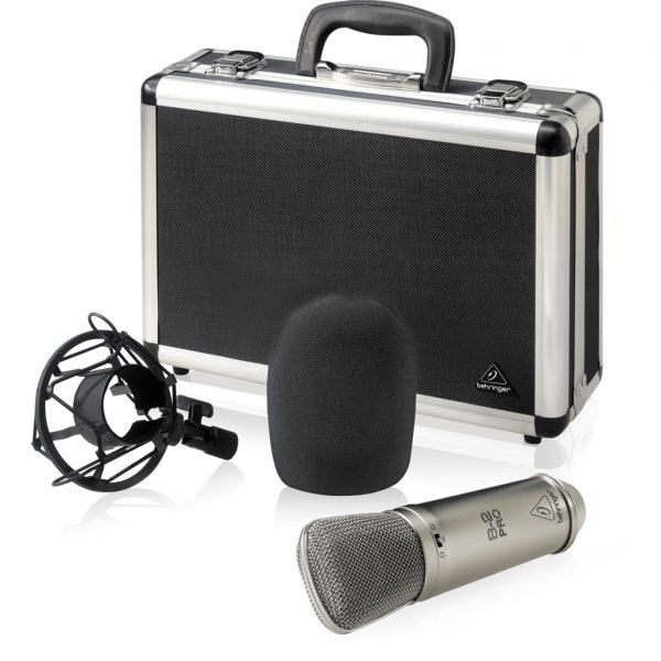 Behringer B-2 PRO Gold-Sputtered Large Dual-Diaphragm Studio Condenser Microphone - Image 2