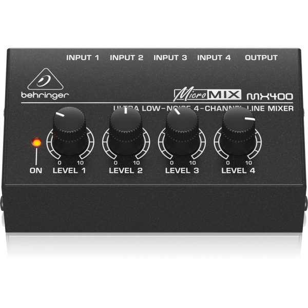 Behringer MX400 Ultra Low-Noise 4-Channel Line Mixer - Image 2