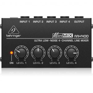 Behringer MX400 Ultra Low-Noise 4-Channel Line Mixer