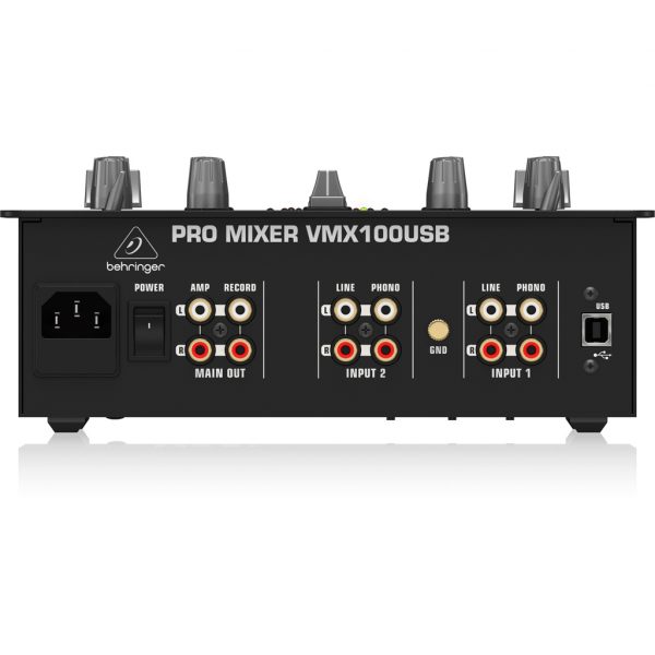 Behringer VMX100USB Professional 2-Channel DJ Mixer - Image 4