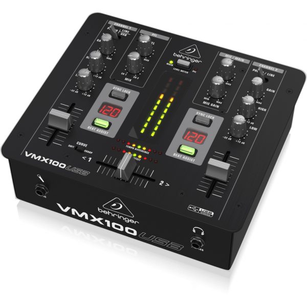 Behringer VMX100USB Professional 2-Channel DJ Mixer - Image 3