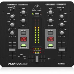 Behringer VMX100USB Professional 2-Channel DJ Mixer