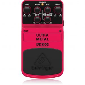 Behringer UM300 Heavy Metal Distortion Effects Pedal