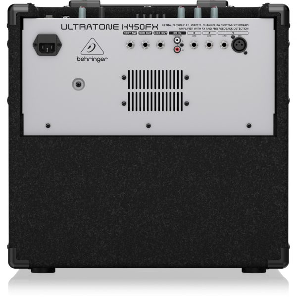 Behringer K450FX Ultra-Flexible 45W 3-Channel PA System/Keyboard Amplifier - Image 3