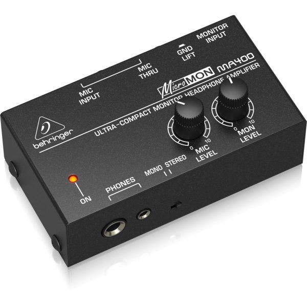 Behringer MA400 Ultra-Compact Monitor Headphone Amplifier - Image 3