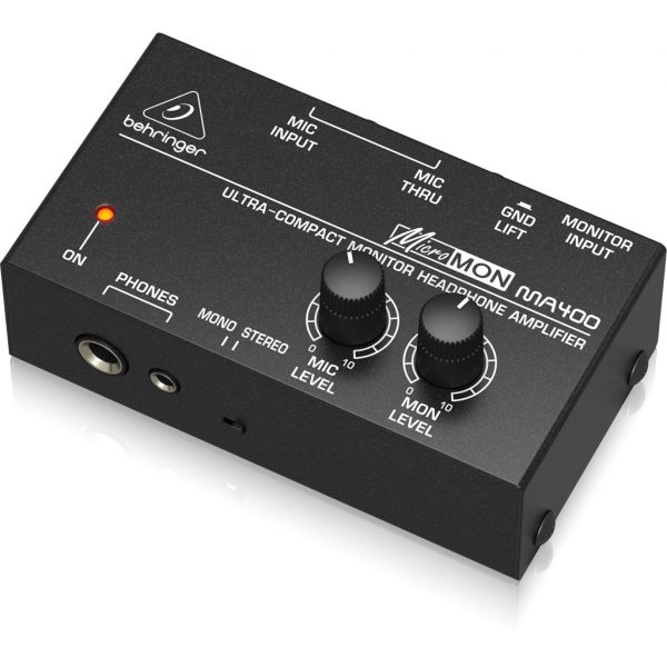 Behringer MA400 Ultra-Compact Monitor Headphone Amplifier - Image 4