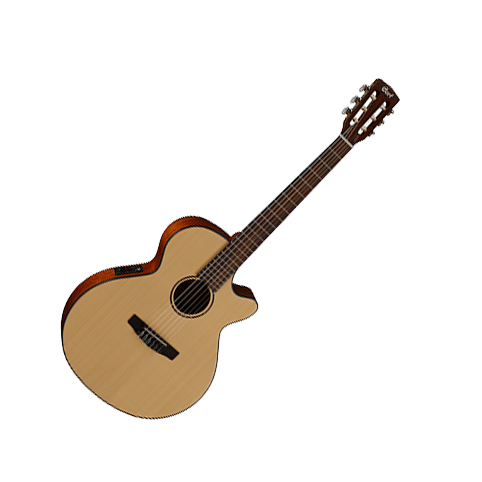 Cort CEC3 Nylon String Classical Guitar - Natural (Including Gig Bag) - Image 2