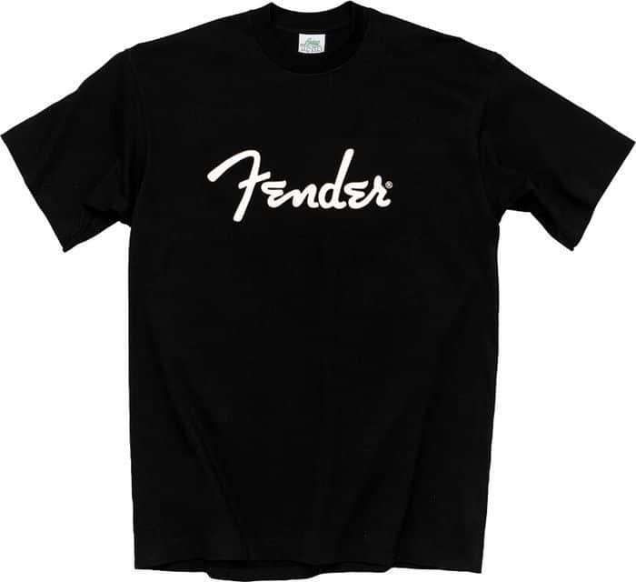 Fender Spaghetti Logo T-shirt Black in Large - Image 2