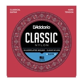 D'Addario EJ27H Nylon Classical Guitar Strings - Hard Tension