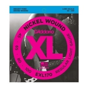D'Addario EXL170 Bass Guitar Strings (45-100) - Image 2