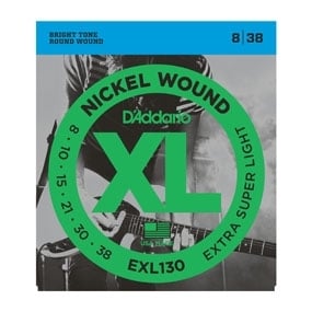 D'Addario EXL130 Electric Guitar Strings (8-38)