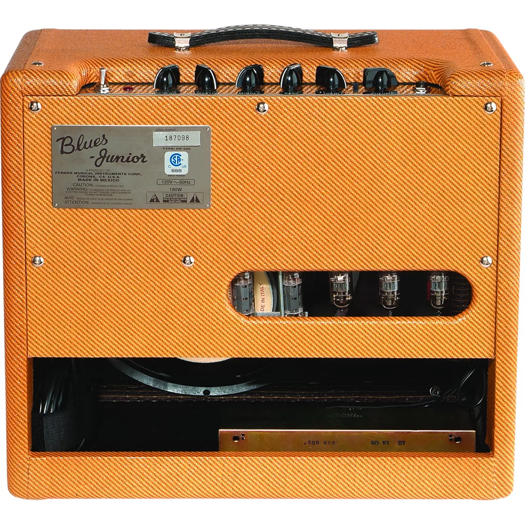 Fender Blues Junior™ Lacquered Tweed Guitar Amplifier - Lacquered Tweed - Image 2