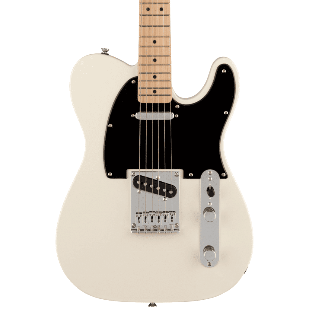 Squier by Fender FSR Bullet® Telecaster® Electric Guitar - Maple Fingerboard - Olympic White