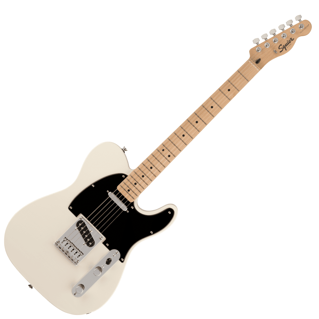 Squier by Fender FSR Bullet® Telecaster® Electric Guitar - Maple Fingerboard - Olympic White - Image 2