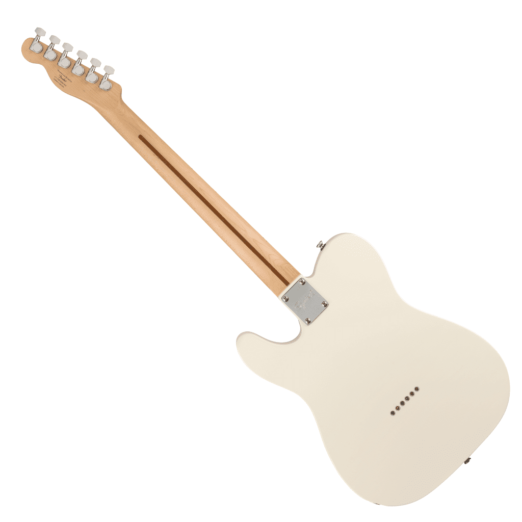 Squier by Fender FSR Bullet® Telecaster® Electric Guitar - Maple Fingerboard - Olympic White - Image 3
