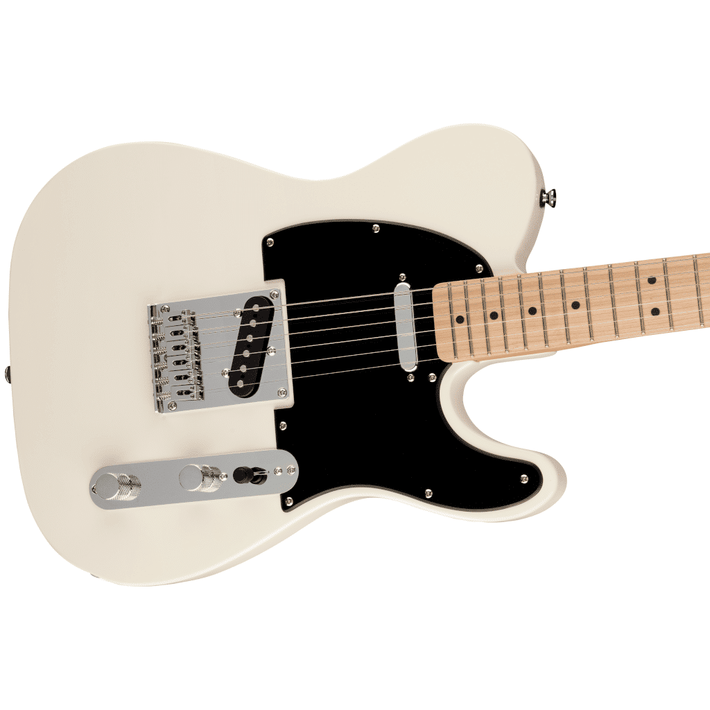 Squier by Fender FSR Bullet® Telecaster® Electric Guitar - Maple Fingerboard - Olympic White - Image 4
