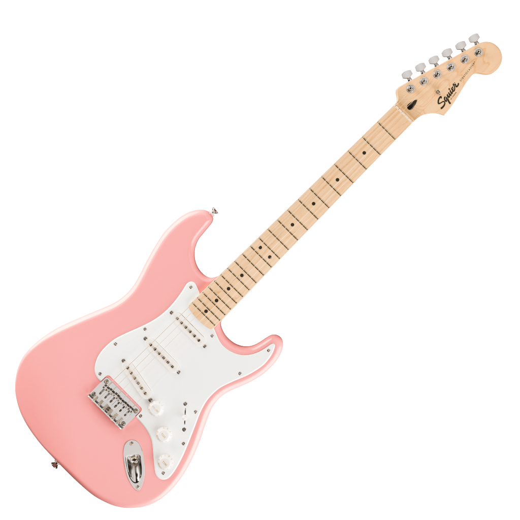 Squier by Fender FSR Sonic® Stratocaster® HT - Maple Fingerboard - Shell Pink - Image 2