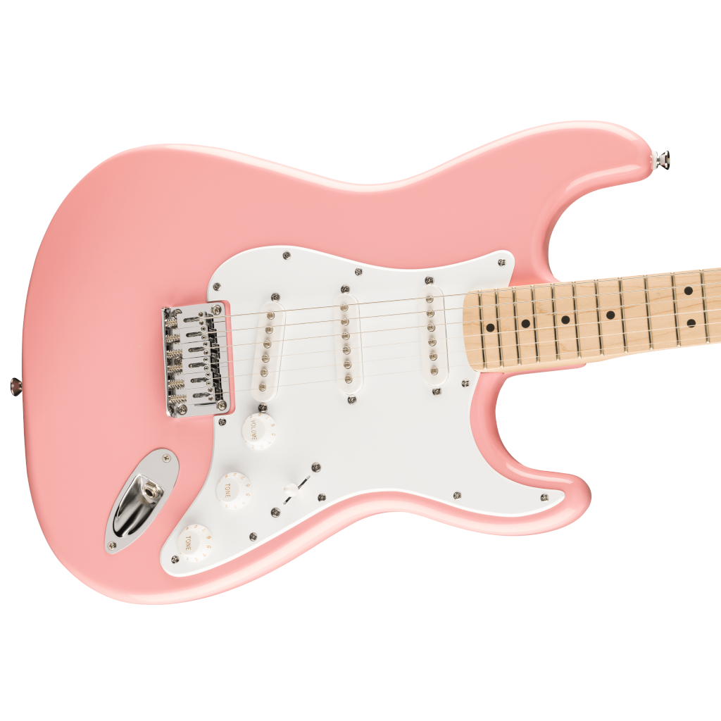 Squier by Fender FSR Sonic® Stratocaster® HT - Maple Fingerboard - Shell Pink - Image 4