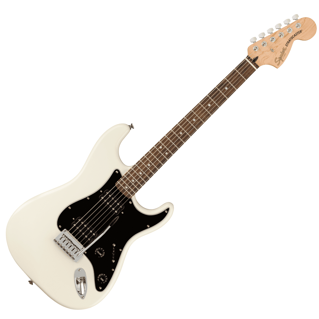 Squier by Fender Affinity Series™ Stratocaster® HH - Laurel Fingerboard - Olympic White - Image 2