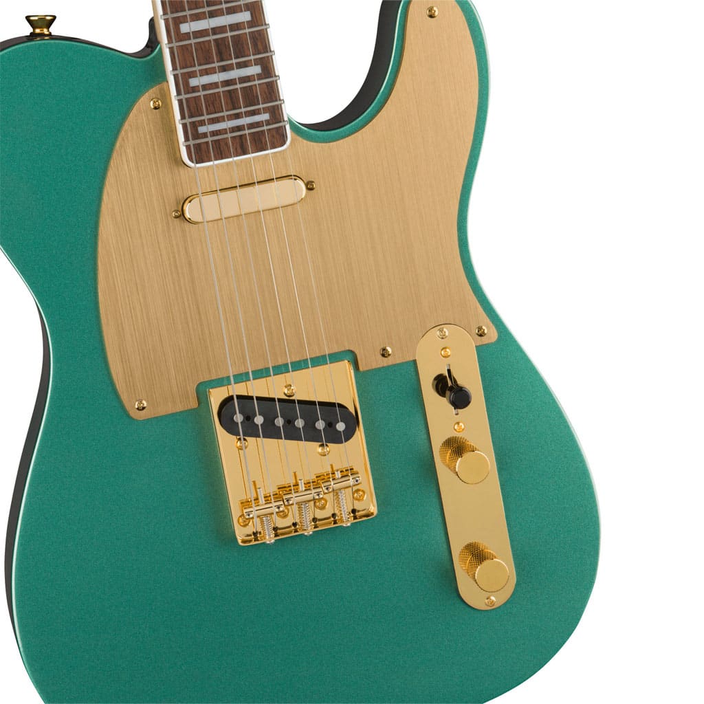 Squier by Fender 40th Anniversary Telecaster® Gold Edition - Sherwood Green Metallic - Image 3