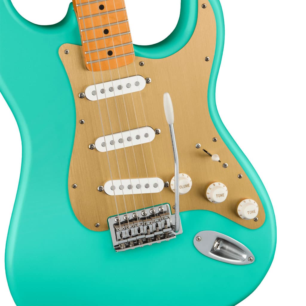 Squier by Fender 40th Anniversary Stratocaster® Vintage Edition - Satin Seafoam Green - Image 3