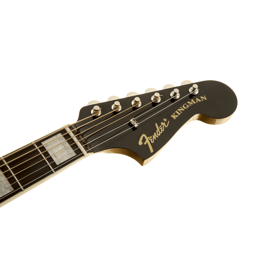 Fender California Series Kingman ASCE Dreadnought Acoustic-Electric Guitar - 3-Color Sunburst - Image 6